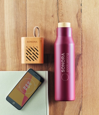 Logo trade mainoslahja kuva: Langaton 3W bambukaiutin